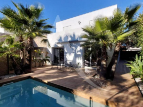 Super villa 6 personnes avec piscine et climatisation a cote des plages